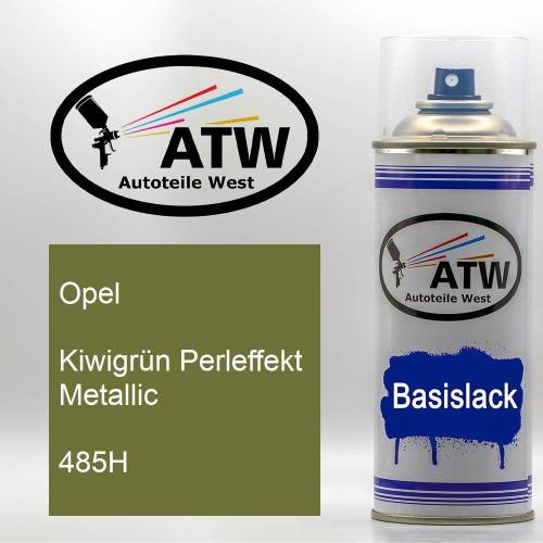 Opel, Kiwigrün Perleffekt Metallic, 485H: 400ml Sprühdose, von ATW Autoteile West.